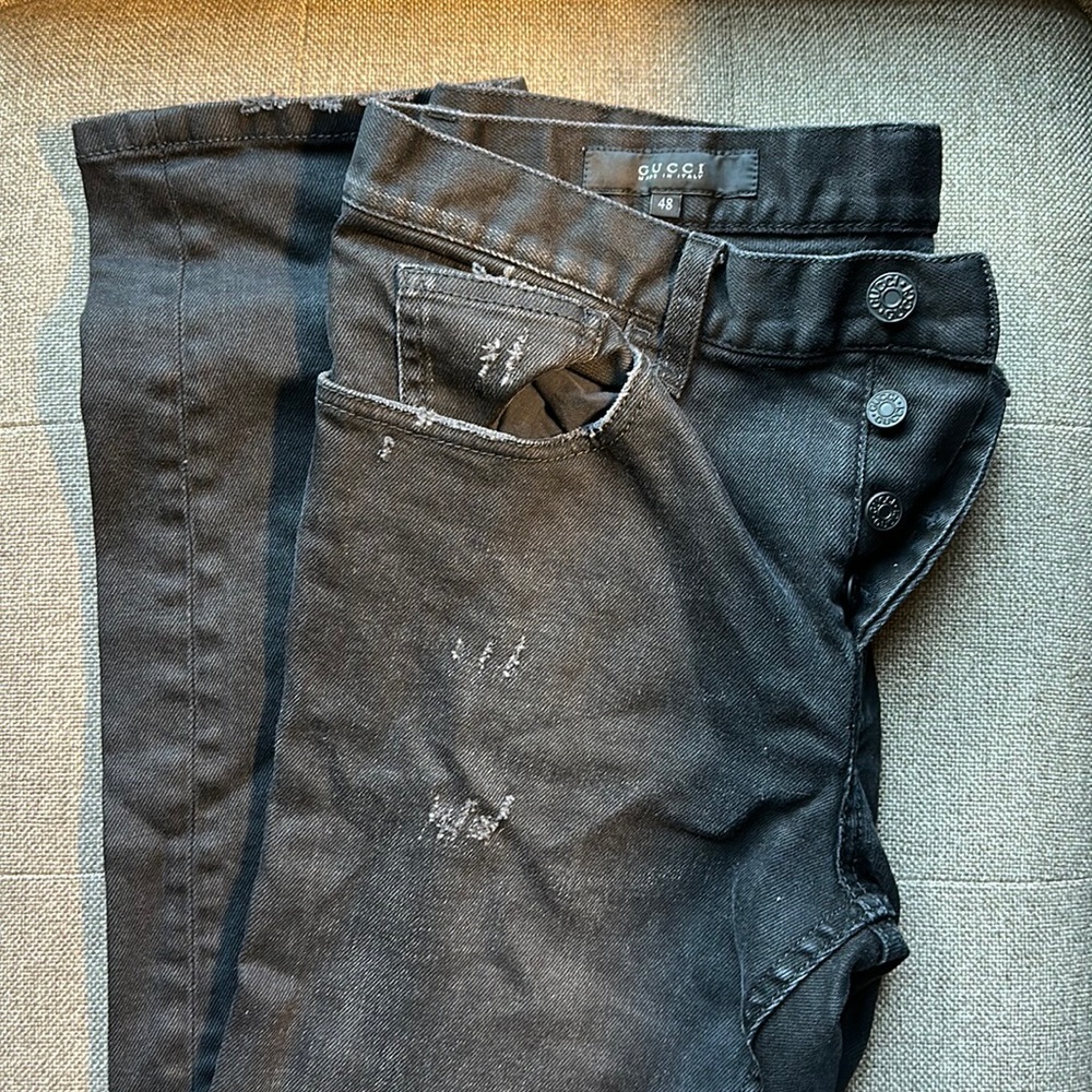 Black Gucci Jeans